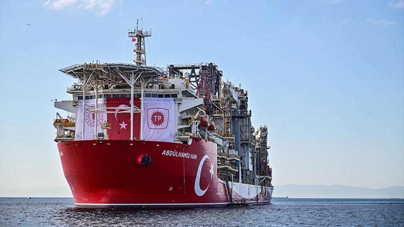 Turkije ontdekt nieuwe aardgasreserve in de Zwarte Zee