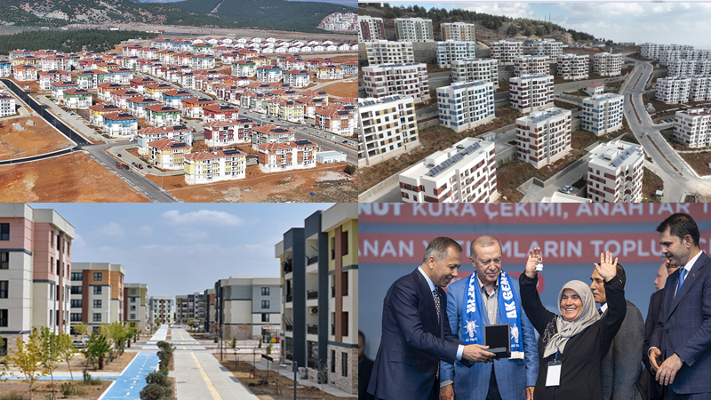 Turkije levert 300.000ste nieuwe woning aan aardbevingsslachtoffer