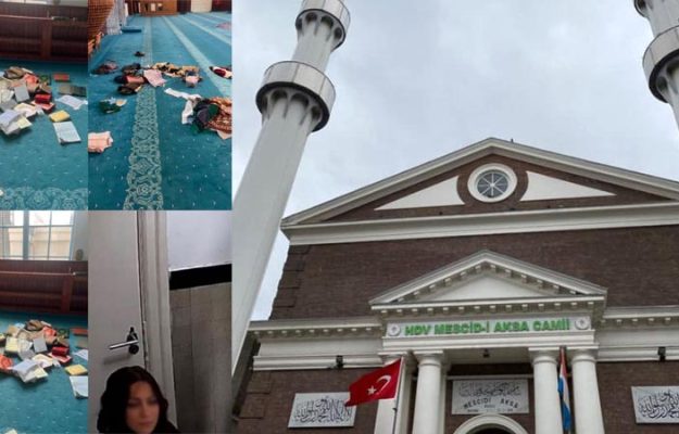 Aanval op Turkse moskee Aksa in Den Haag