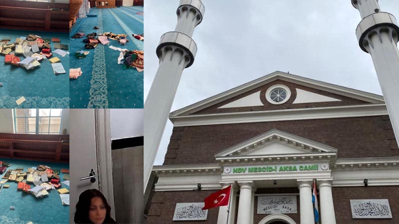 Aanval op Turkse moskee Aksa in Den Haag