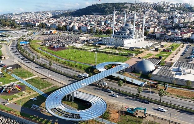 Nieuwe Turkse ecobrug belooft stedelijke verademing voor Trabzon