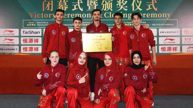Turks Kungfu-team verovert wereldtitel in China