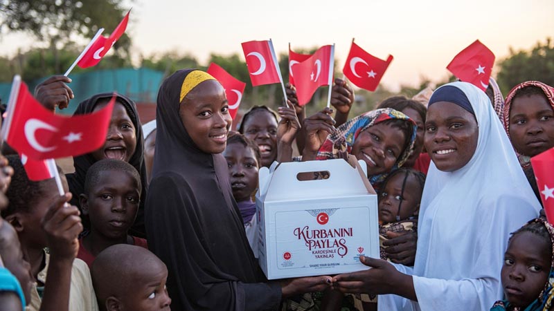 Diyanet Turkije hielp dit jaar 50 miljoen behoeftigen in 150 landen