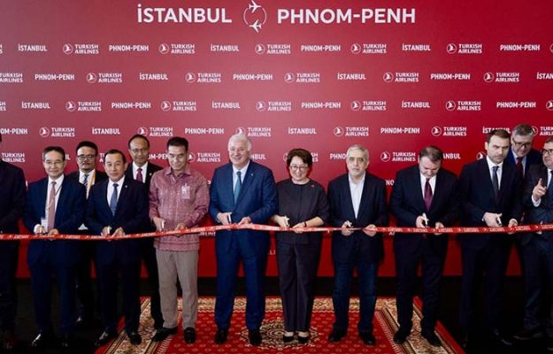 Turkish Airlines start vluchten naar Phnom Penh in Cambodja