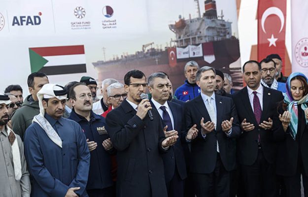 Turkije stuurt zesde hulpschip met 2.600 ton noodhulp naar Sudan