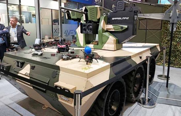 Turken integreren wapensystemen in Europese onbemande voertuigen